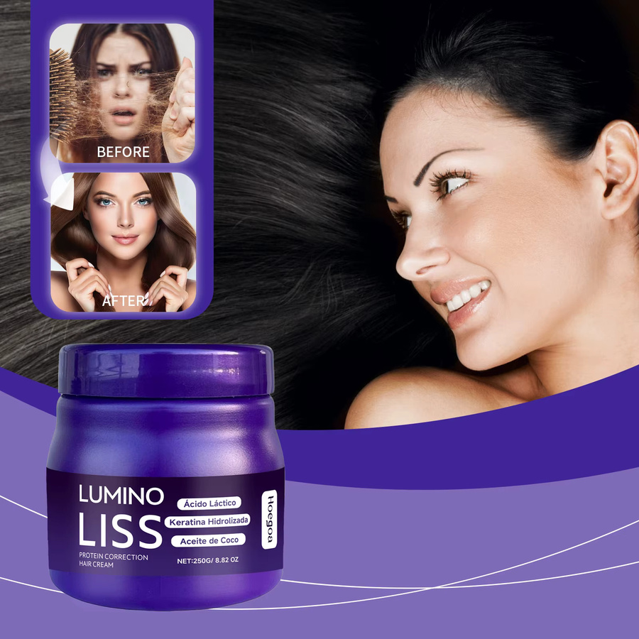 eelhoe Keratin-Haarglättungsmaske, 250 g, für trockenes und strapaziertes Haar - Bild 2