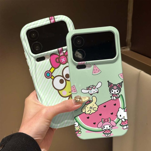 Keroppi Cute Wave Hard Case für Xiaomi Mi 17 15 12T 11 11X 11i Lite 5G Pro Max Handyhülle - Bild 1