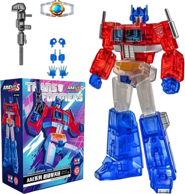 AULDEY Transformers Optimus Prime, Action-Anime-Figur, transparent, ab 8 Jahren - Bild 1