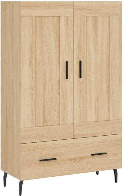 vidaXL Highboard Sonoma Eiche, Farbe Braun, B/T/H: 69,5 x 31 x 115 cm - Bild 1