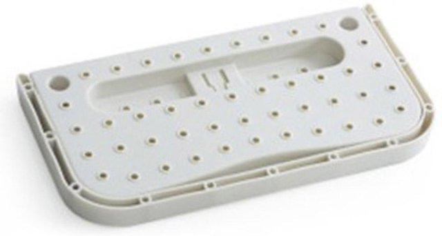 CosyHome Schuhregal aus Kunststoff zur Wandmontage, Weiß, B: 27,9 cm, T: 14,5 cm, H: 2,0 cm - Bild 1