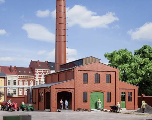 Auhagen Modellbau Heizhaus mit Schornstein H0 Grundmodell - Bild 1