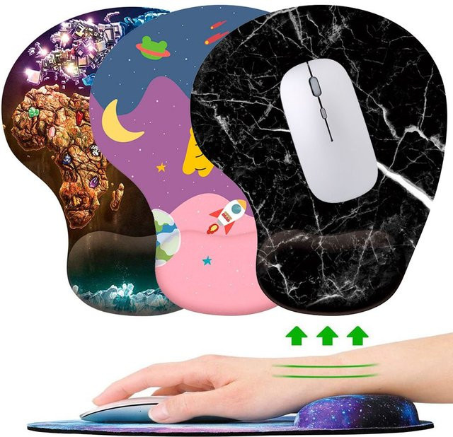 Ergonomische Handballenauflage aus Silikon von DITIPOO als rutschfeste Handstütze für Gaming-Mäuse, Mehrfarbig - Bild 1