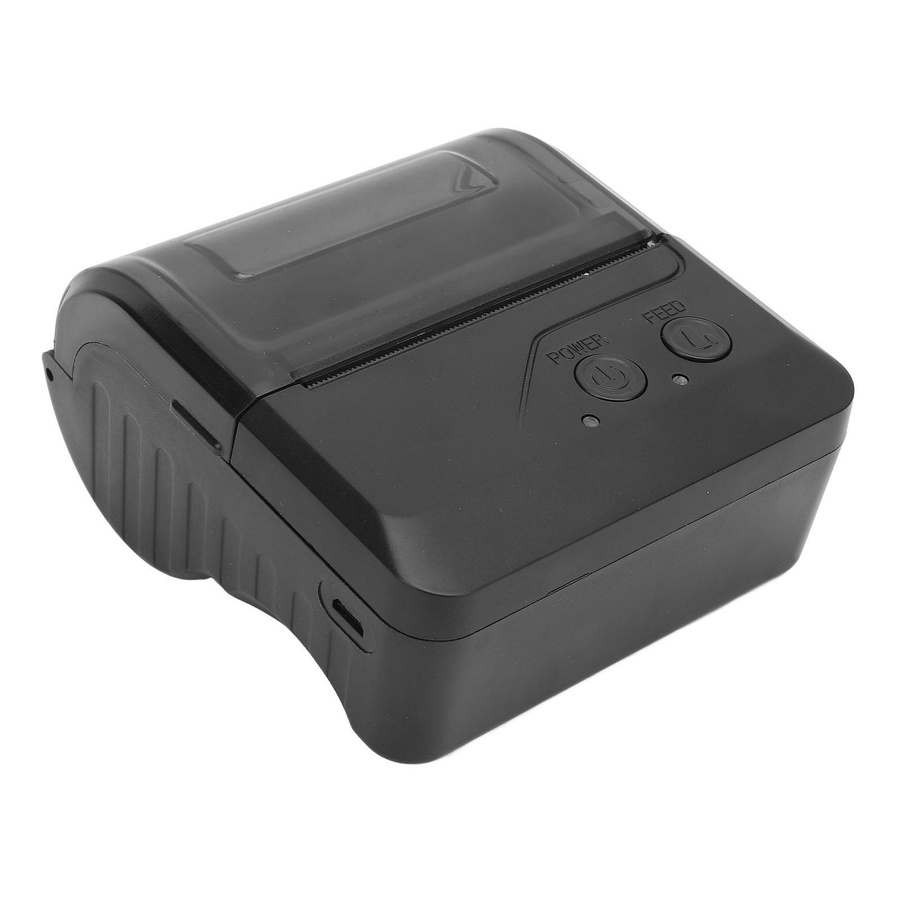 Tragbarer Thermodrucker für Versandetiketten von mfySpace in Schwarz mit USB-A und Bluetooth für Android - Bild 3