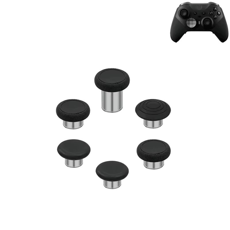 DATA FROG Ersatz-Magnet-Analog-Thumbsticks-Set in Schwarz für Xbox One Elite Series 2 und Elite 1 Controller - Bild 5