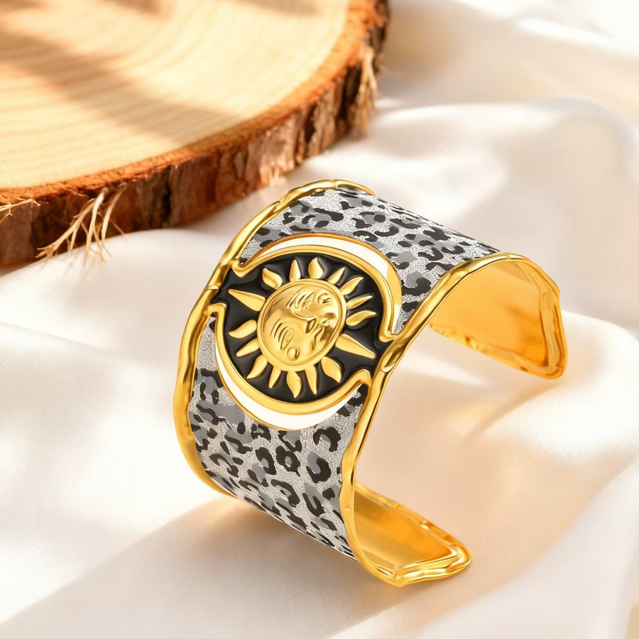 Myfresty Armreif Sonnenblumen, Gold, Edelstahl, Damen - Bild 2