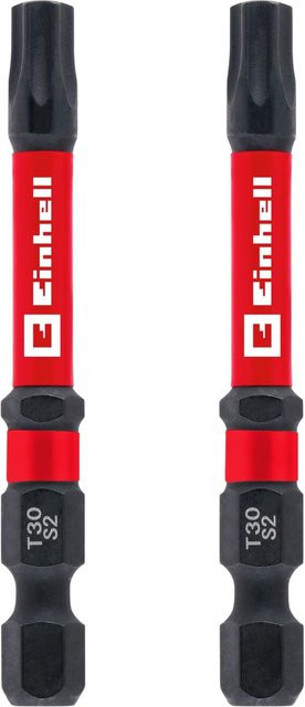 Einhell Impact Bit-Set mit Doppel-Torsion, 2-teilig, T30, rot, Stahl, Länge: 60 mm - Bild 1