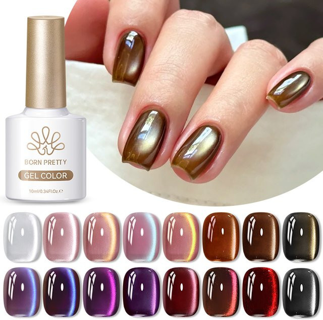 BORN PRETTY MY02 Magnetischer Gelnagellack, 10 ml, Schimmernd - Bild 1