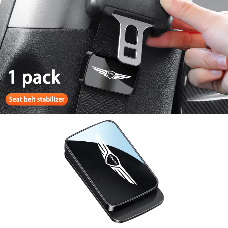 Magnetischer Sicherheitsgurt-Halter für Genesis G80 GV70 GV80 GV60 G70 G90 GV90 in Schwarz - Bild 4