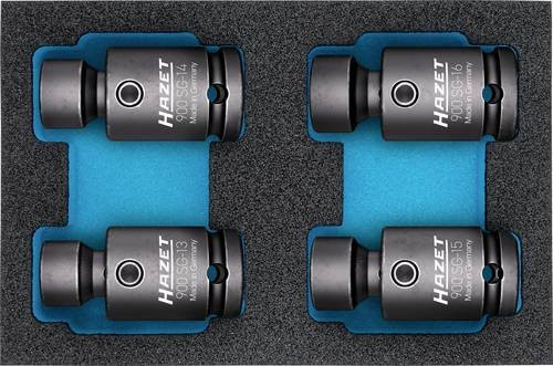 Hazet Steckschlüsseleinsatz-Set 1/2 Zoll 900SG-1316/4 in Grau mit 12,5 mm Einsatz - Bild 1