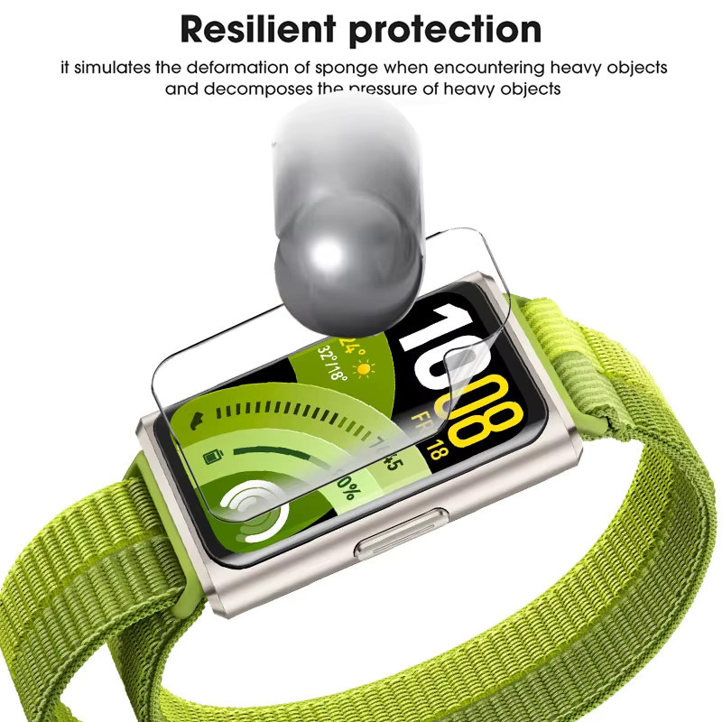 Huawei Displayschutzfolie Hydrogel, Huawei Band 11 Pro, transparent - Bild 2