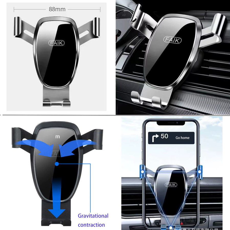 Smartphone Halterung für Mercedes Benz CLE (2021-2024) Coupe Sport in Schwarz für GPS und Navigation - Bild 3