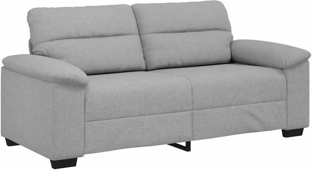 vidaXL 2-Sitzer-Sofa Wolkengrau mit Stoffbezug und Schaumstofffüllung für Wohnzimmer und Home-Office - Bild 1