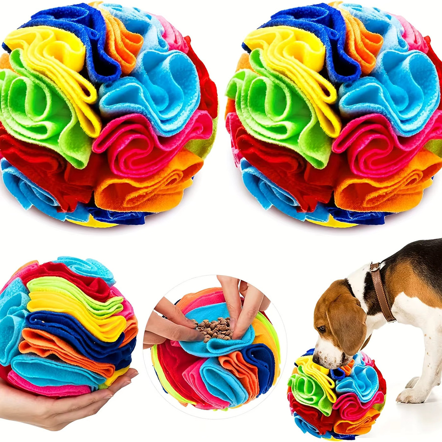 BJAYPET Schnüffelball, Hundespielzeug, Interaktiv, Leckerli-Ball - Bild 2
