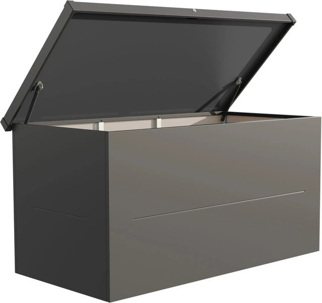 Telluria Gartenbox Nevio 160 in Anthrazit und Silber, B/T/H: 165 x 85 x 85 cm - Bild 1