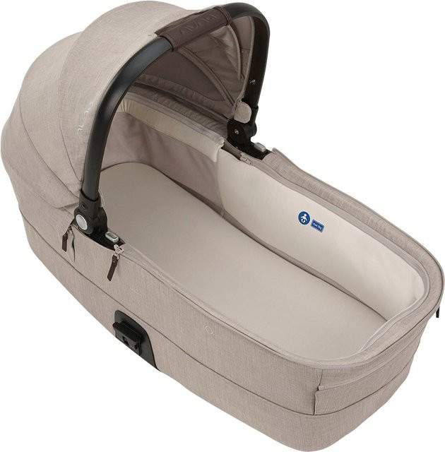 Nuna Tragewanne MIXX next beige mit Regenschutz und faltbarer Funktion - Bild 1