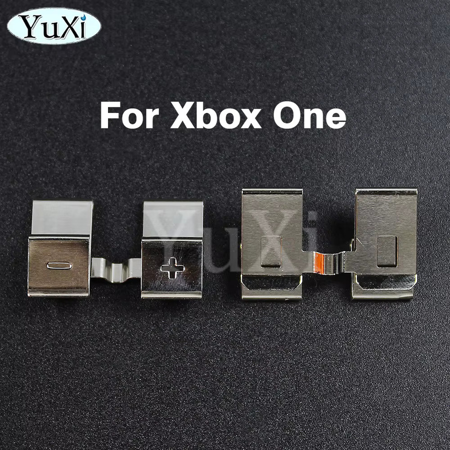 YuXi Batteriekontakt-Clip aus Metall in Silber für Xbox One S und Xbox Series X S Gamepad-Controller als Ersatz für den Batteriehalter-Feder-Ersatz - Bild 2
