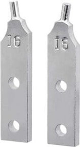 Knipex 44 19 J6 Ersatzspitzen für 44 10 J6 in Silber, 1 Paar - Bild 1