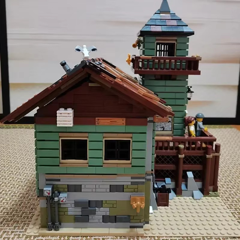 YMOLGA Fischerhaus Baustein-Set, Konstruktionsmodell, 2049 Teile, ab 14 Jahren - Bild 4