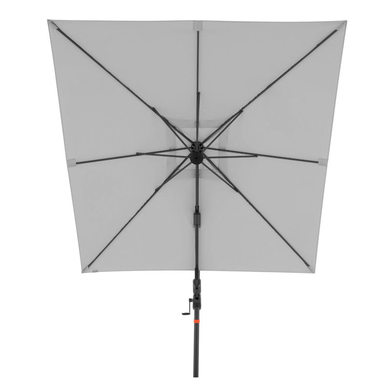 Doppler Pendelschirm MyZone in Grau mit Aluminiumgestell und Polyester-Gewebe, B/T: 210 x 210 cm - Bild 3