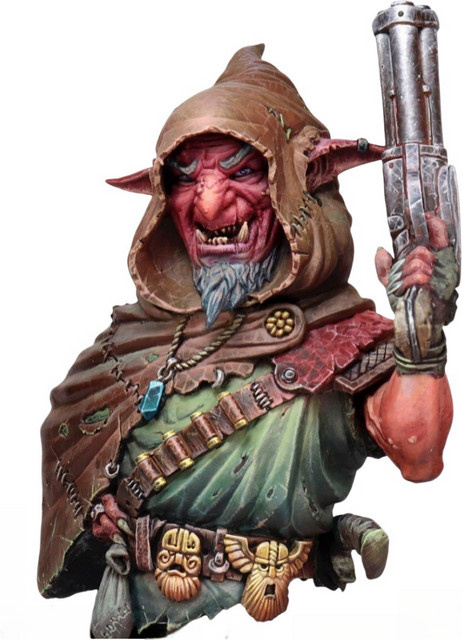GK Zwergschütze Halbfigur, Resin-Soldatenmodell, Fantasy, unmontierter und unbemalter Bausatz - Bild 1