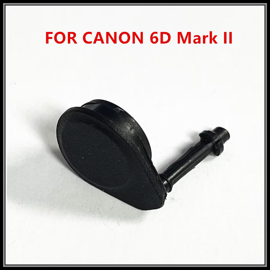 Canon Ersatzteil-Set für 6D Mark II: Mikrofon-Gummikabel-Steckerabdeckung und Frontschale in Schwarz - Bild 1