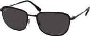 Ray-Ban RB 3705 Sonnenbrille, Quadratisch, Vollrand, Metall, Herren, schwarz, grau, polarisiert - Bild 1