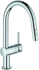 Grohe Spültisch-Einhebelmischer Minta Touch mit Sensor und herausziehbarer Dual-Spülbrause in Chrom - Bild 1