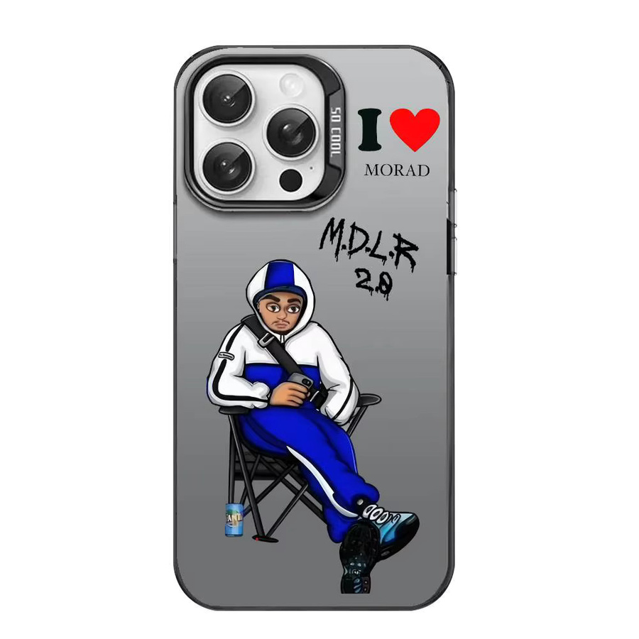 M-Morad Handyhülle für iPhone 17 16 15 14 13 12 11 Pro Max Air in Mehrfarbig Matt Metallic Aurora - Bild 6
