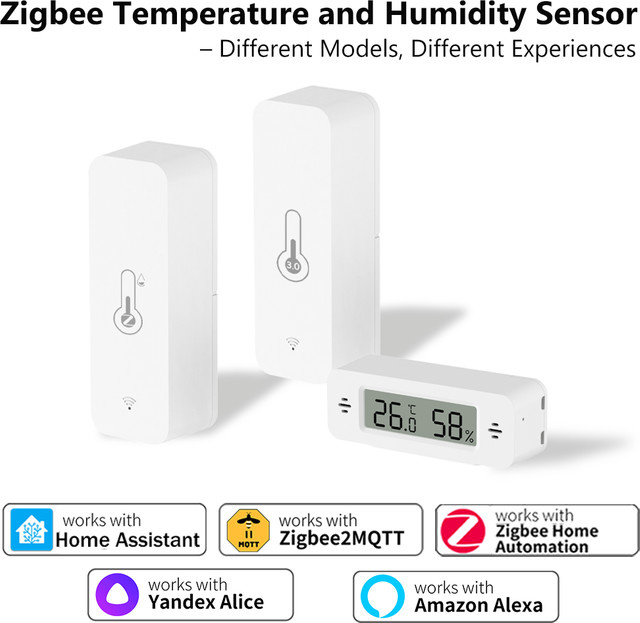 RightSitu Zigbee Temperatur- und Feuchtigkeitssensor in Weiß für Smart Home mit Echtzeitüberwachung und App-Steuerung, kompatibel mit Alexa, Home Assistant und Z2M - Bild 1