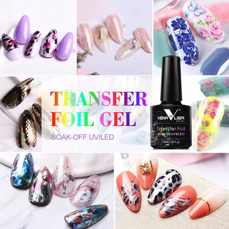 Venalisa Nagelfolien-Klebergel, Clear, Glänzend - Bild 4