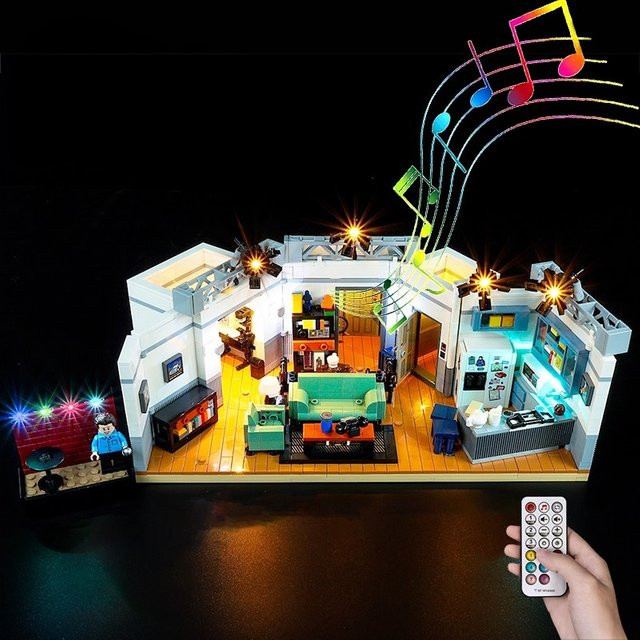 LED-Beleuchtungsset in Schwarz passend für LEGO Seinfeld Ideas 21328 - Bild 1