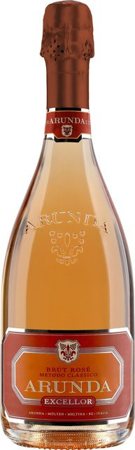 Arunda Brut Rosé Excellor Metodo Classico Blauburgunder Schaumwein 0,75 l - Bild 1