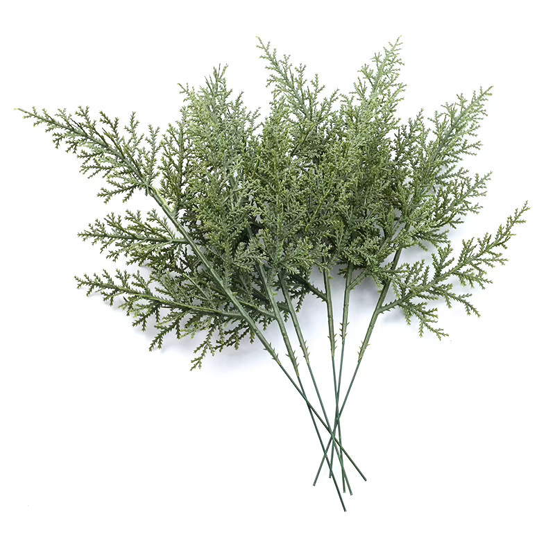 XIAOYINMO Künstliche Pflanzen in Grün für Weihnachtsbaum, Hochzeit und Dekoration - Bild 3