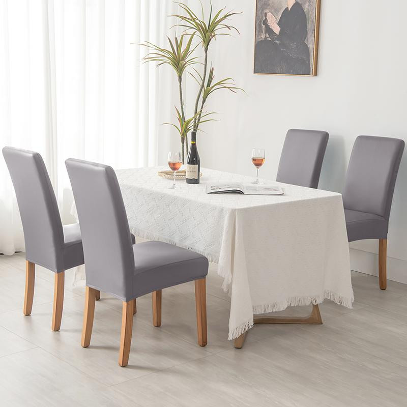 Yiran Furniture Wasserfester und schmutzabweisender Stretch-Stuhlbezug aus Lederstoff für Esszimmerstühle, 1 Stück - Bild 2