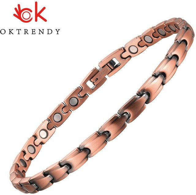 OKTRENDY OK Armband, Kupfer, Roségold, Damen - Bild 1