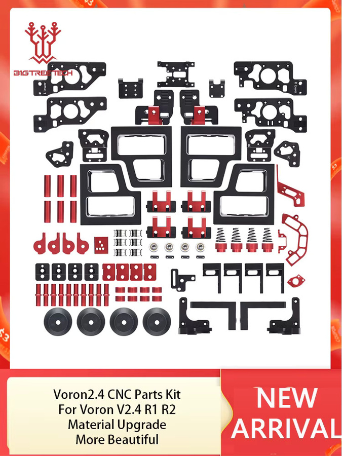 Chaoticlab Voron 2.4 CNC-Teilekit aus Aluminiumlegierung in Schwarz für FDM-3D-Drucker - Bild 5