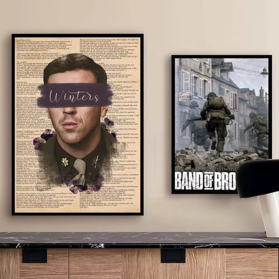 Band Of B-Brothers Poster, wasserfeste Wandkunst im Vintage-Stil, Mehrfarbig, B/H: 15,0 x 20,0 cm - Bild 4
