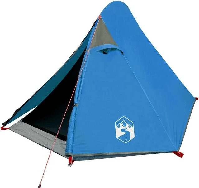 vidaXL Kuppel-Campingzelt für 2 Personen in Blau, wasserdicht - Bild 1
