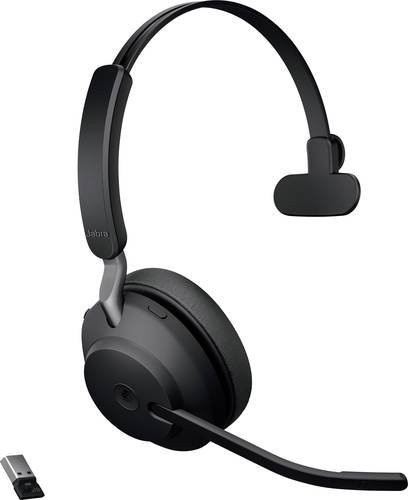 Jabra Evolve2 65 On-Ear Bluetooth Headset Schwarz mit USB-A - Bild 2