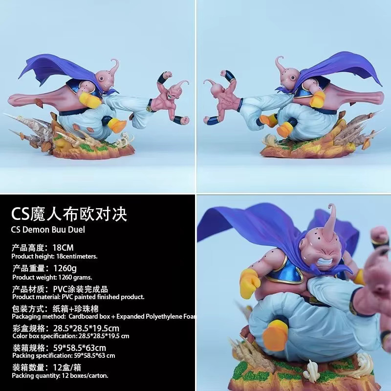 Cs Studio Dragon Ball Anime Figur Buu Showdown Statische Statue als Desktop-Dekoration in Multicolor - Bild 2