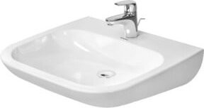 Duravit Waschtisch D-Code Vital Med aus Keramik in Weiß, B/T: 60 x 55,5 cm - Bild 1