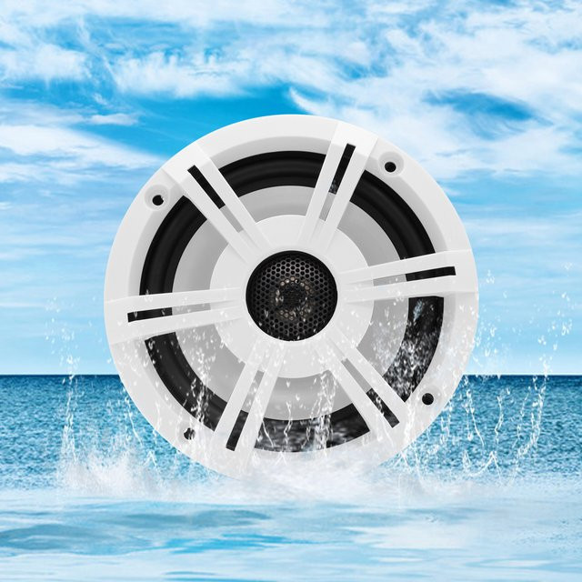 Guzare Marine Lautsprecher h065q 2-Wege-System 120 Watt, 6,5 Zoll, 2 Stück, dunkel golden, IP66 wasserdicht für Yacht, Boot und ATV - Bild 1