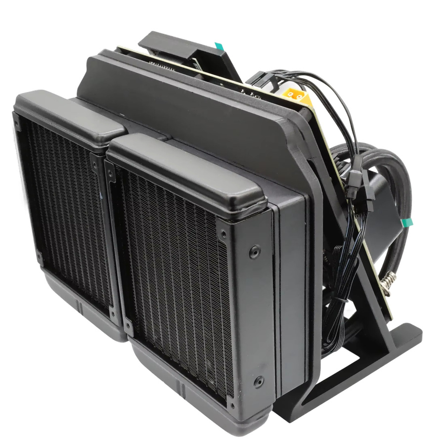 NerdOctaxe Rev3.1 Hydro Bitcoin Solo Miner in Schwarz mit Mean Well Netzteil und 13,8 Th/s Hashrate - Bild 5
