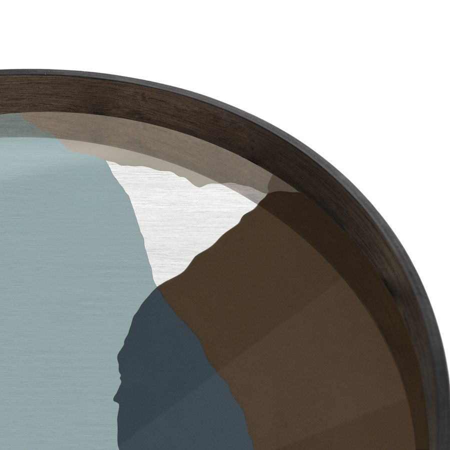 Ethnicraft Wabi Sabi Glastablett mehrfarbig aus Glas und Metall - Bild 2