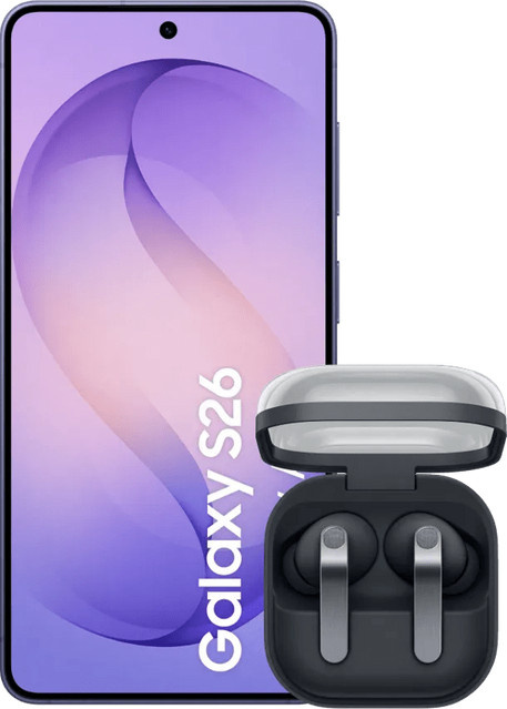 Samsung Galaxy S26 512GB Dunkelblau 5G Bundle mit Samsung Galaxy Buds4 Pro Schwarz - Bild 1