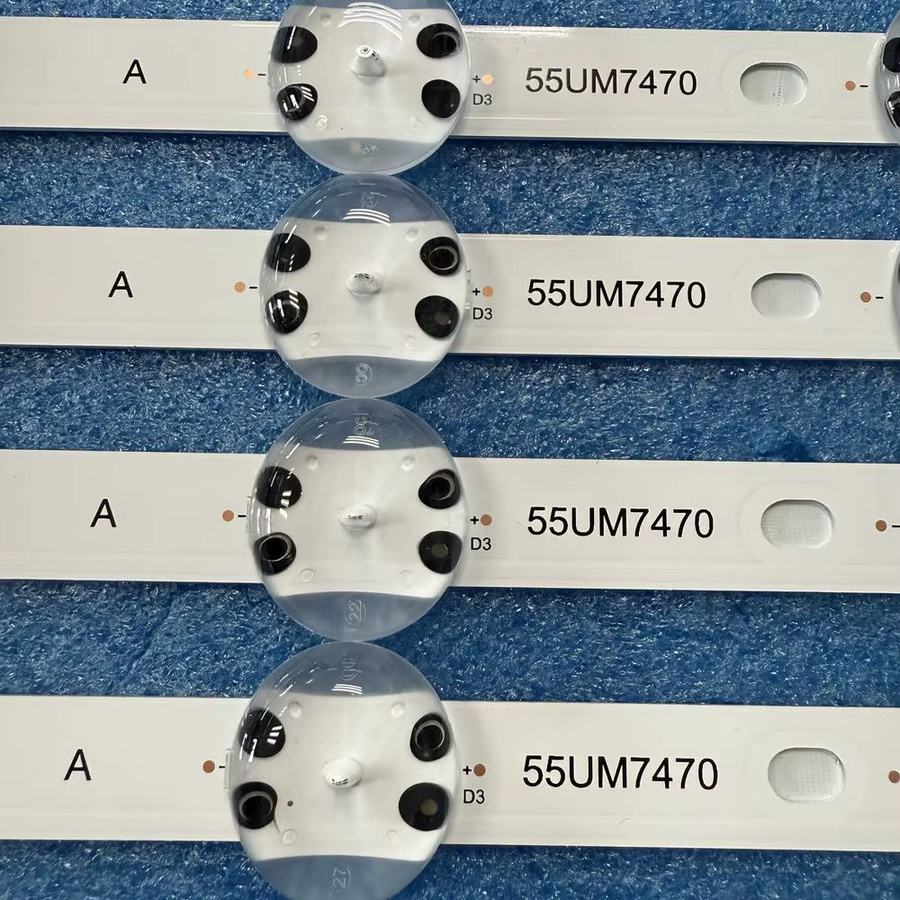 LED-Hintergrundbeleuchtungsstreifen mit 8 LEDs in Weiß für TV-Modelle 55UM7610PLB, 55UM73/75, 55UM7340, 55UM7650PSB, 55UM7470PSA, 55UM7520PSB und 55UM7300AUE - Bild 3