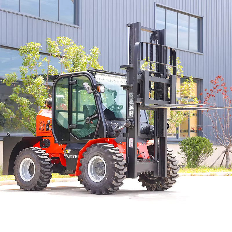 VOTE 3,5-Tonnen-Geländestapler mit Hinterradlenkung, 4WD Diesel Offroad-Geländestapler mit optionaler geschlossener Kabine - Bild 3