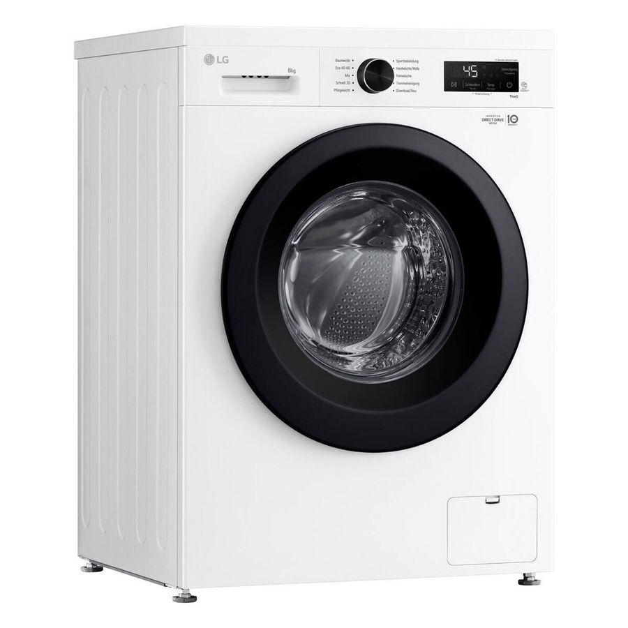 LG Waschmaschine F4WB3085 weiß Frontlader mit 8 kg Kapazität, B/H/T: 60 x 85 x 55 cm, mit WiFi und App-Steuerung - Bild 3