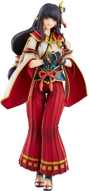 Capcom Monster Rise Rezeptionistin Hinoe Bemalte Komplettfigur aus PVC und ABS in Rot - Bild 1